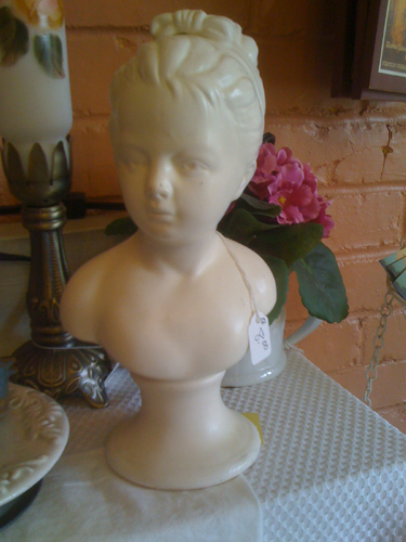 Polyresin Bust of Girl