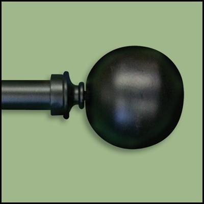 Rod - Black Ball Large