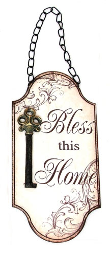 Sign - Metal Bless This Home Sign