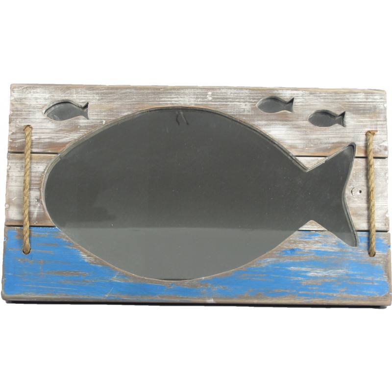 Fish Wall Mirror with Rope