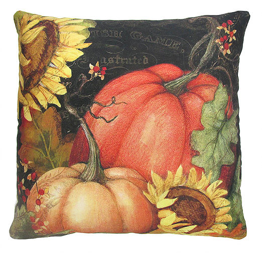 Pumpkins Outdoor Pillow 18"