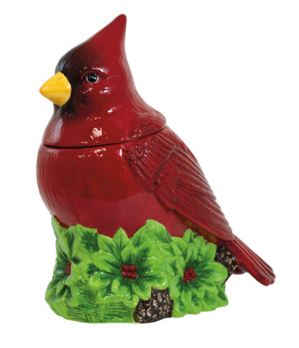 Red Cardinal Cookie Jar
