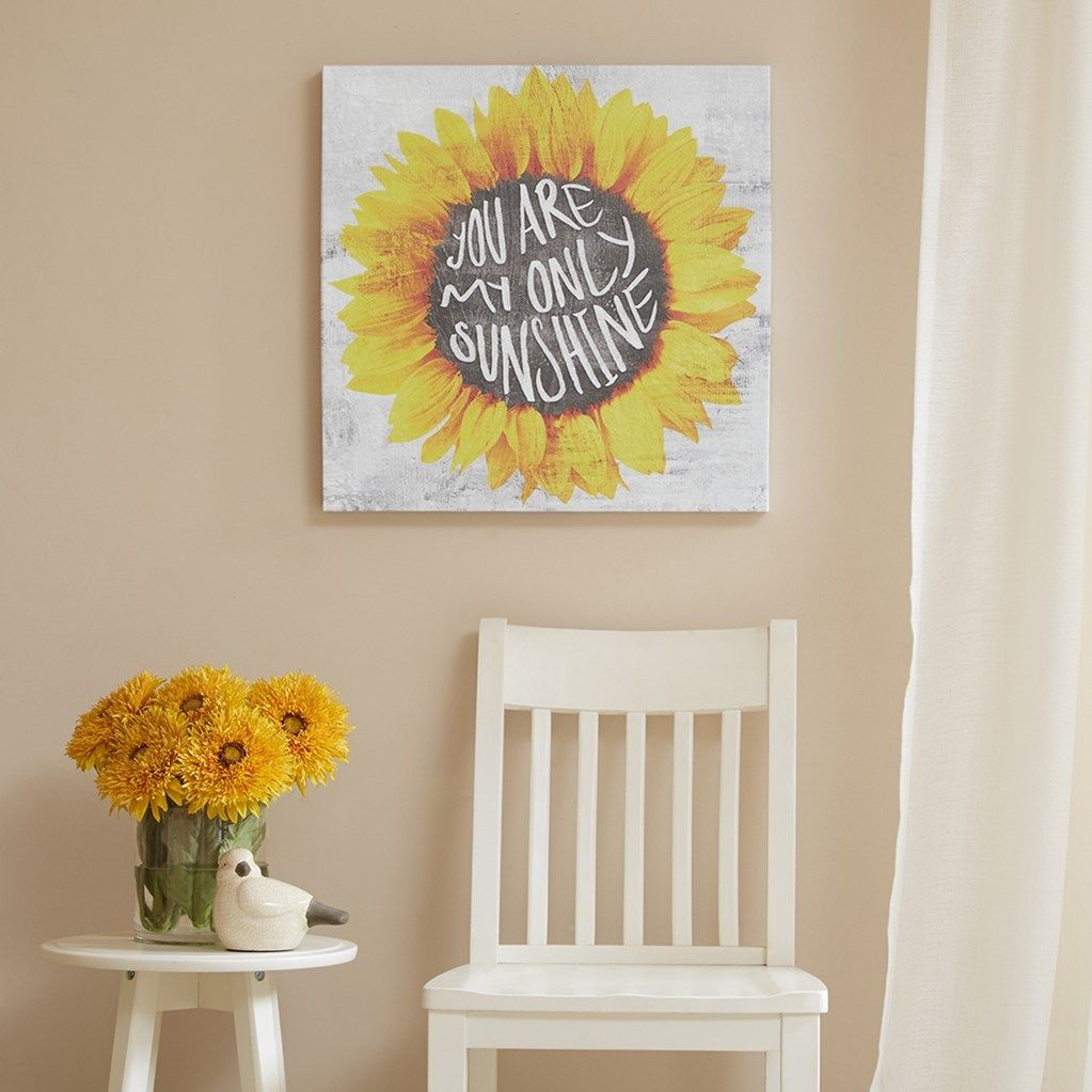 My Sunshine Sunflower Canvas - Click Image to Close